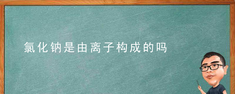 氯化钠是由离子构成的吗